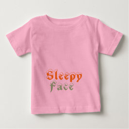 眠い顔: ベビーTシャツ