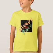 眠い顔：男の子のTシャツ Tシャツ (正面)