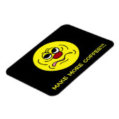 眠い顔Grumpey マグネット (左側)