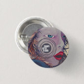 眠い鳥のスタジオボタン2 缶バッジ (正面&裏面)