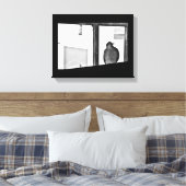 眠い鳩 キャンバスプリント (インサイチュ (寝室))