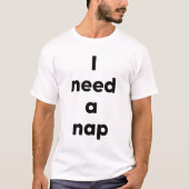 眠い Tシャツ (正面)