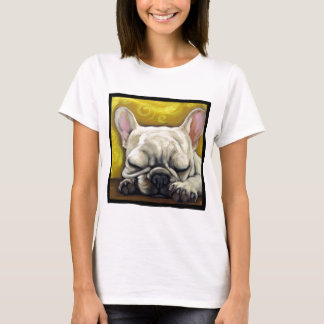 眠いFrenchie Tシャツ