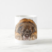 眠いLeonberger コーヒーマグカップ (中央)
