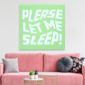 眠おもしろいらせてくはっきりしたれ キャンバスプリント (インサイチュ (リビング))