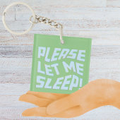 眠おもしろいらせてくはっきりしたれ キーホルダー