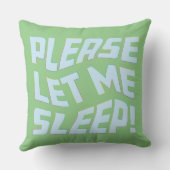 眠おもしろいらせてくはっきりしたれ クッション (裏面)