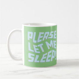 眠おもしろいらせてくはっきりしたれ コーヒーマグカップ