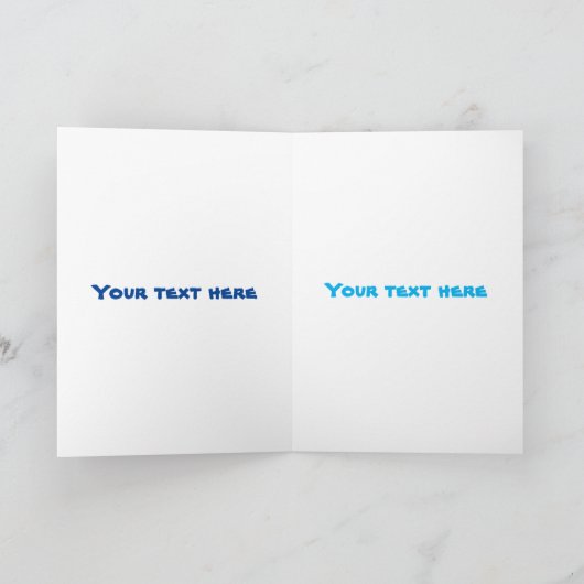 眠おもしろいるサメと魚釣り漫画 カード (内部)