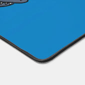 眠おもしろいるサメと魚釣り漫画 デスクマット (コーナー)