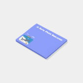 眠おもしろいるサメと魚釣り漫画 ポストイット (アングル)