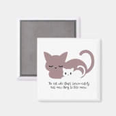 眠おもしろいる猫パンとアートI マグネット (正面/裏面)