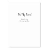 眠おもしろいる猫パンとアートII テーブルナンバー (裏面)