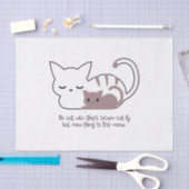 眠おもしろいる猫パンとアートII 薄葉紙 (クラフト)