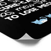 眠おもしろいる猫引用文 ポスター (角)