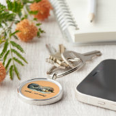 眠おもしろいる肉チャット キーホルダー (側面)