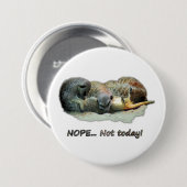 眠おもしろいる肉チャット 缶バッジ (正面&裏面)