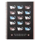 眠おもしろい猫引用文II ノートブック (正面)