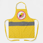 眠お洒落る蜜蜂 エプロン (正面)