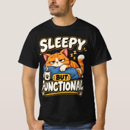 眠くても頑張る Tシャツ