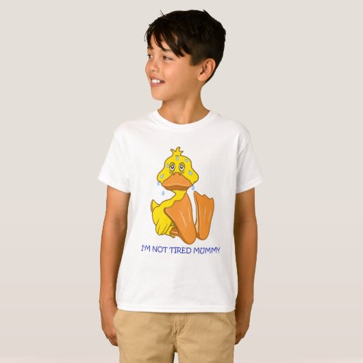 眠くないマミー Tシャツ (正面フル)