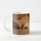 眠く岩が多いマグ コーヒーマグカップ (左)