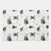 眠く甘い怠惰パターン キッチンタオル (横)