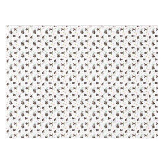 眠く甘い怠惰パターン テーブルクロス (正面(横))