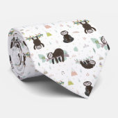 眠く甘い怠惰パターン ネクタイ (ロール)