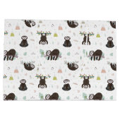 眠く甘い怠惰パターン ラージペーパーバッグ (裏面)