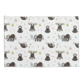 眠く甘い怠惰パターン 枕カバー (裏面-右)