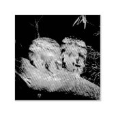 眠そうなカエルのフクロウが二羽 セルフインキングスタンプ (デザイン)