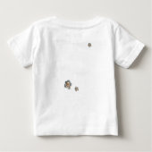 眠そうなクマ ベビーTシャツ (裏面)