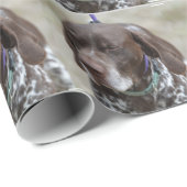 眠そうなドイツShorthairedポインター ラッピングペーパー (ロールコーナー)