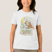 眠そうなナマケモノ トライブレンドTシャツ (正面)