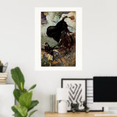 眠そうな凹み:彼はゴブリンが上昇するのを見た ポスター (ホームオフィス)