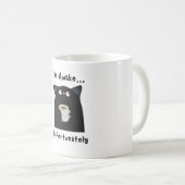眠そうな猫がかわいい  コーヒーマグカップ (正面右)