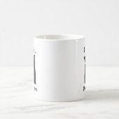 眠そうな猫が面白い コーヒーマグカップ (中央)