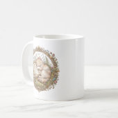 眠そうな猫 コーヒーマグカップ (正面左)