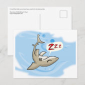 眠っているサメ シーズンポストカード (正面/裏面)