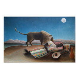 眠っているジプシー |アンリ・ルソー | フォトプリント           