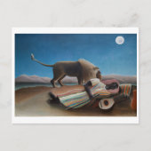 眠っているジプシー |アンリ・ルソー | ポストカード (正面)