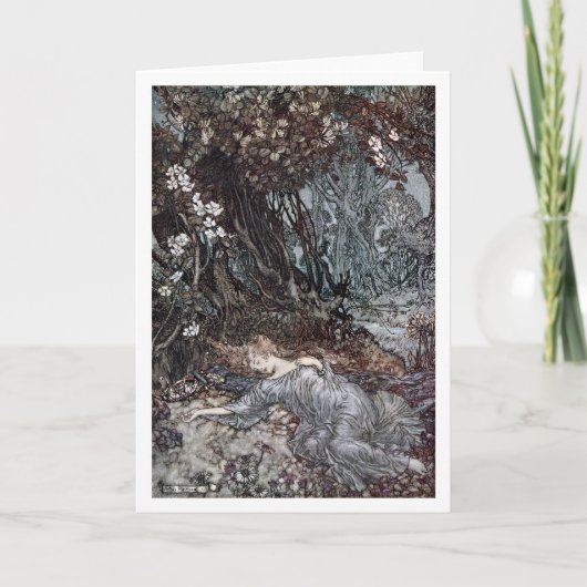 眠っているティターニア カード (正面)