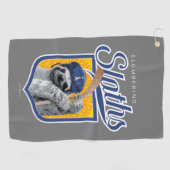 眠っているナマケモノ(ホッケーチーム) ゴルフタオル (横)