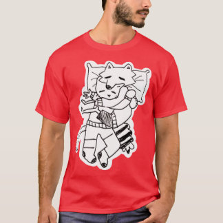 眠っているビリーとミトンの友達 Tシャツ
