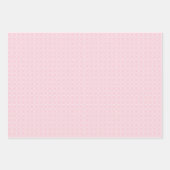 眠っているピンクの恐竜 ラッピングペーパーシート (正面3)