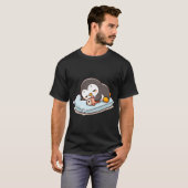 眠っているベビーペンギン Tシャツ (正面フル)