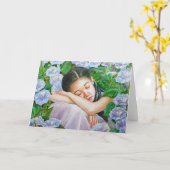 眠っているムーンフラワー カード (黄色い花)