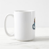 眠っているヤモリ コーヒーマグカップ (左)