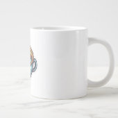 眠っているヤモリ ジャンボコーヒーマグカップ (右)